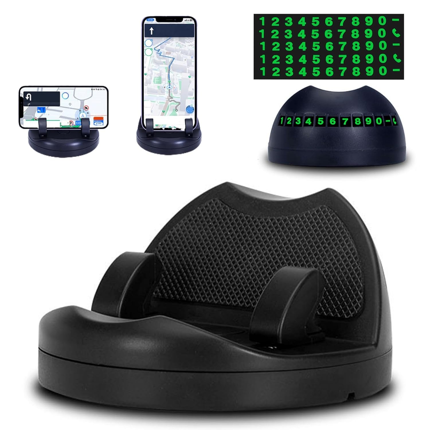 2 in 1 Car Anti-Slip Mat, Phone Holder Non Slip Sticky Phone Mount Holder 2 in 1 Car Anti-Slip Mat, Phone Holder Non Slip Sticky Phone Mount Holder